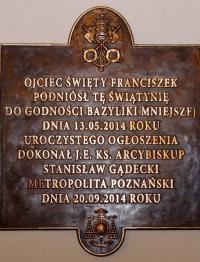 Uroczyste ogłoszenie Kolegiaty Szamotulskiej Bazyliką Mniejszą [FOTO, VIDEO]