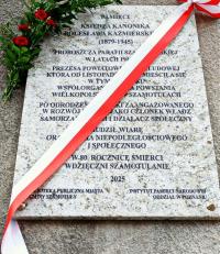 Odsłonięcie Tablicy Pamięci Ks. Bolesława Kaźmierskiego w Szamotułach [WIDEO]